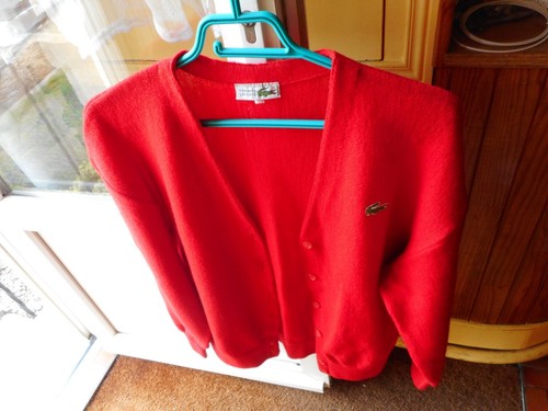 Cardigan pull vintage - pull, lacoste