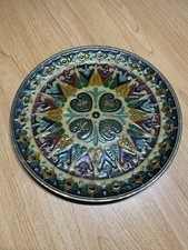 Ancien assiette murale en bronze doré / Old wall plate in gilded bronze