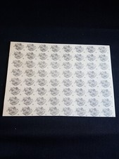 Planche De 64 anciens Bons