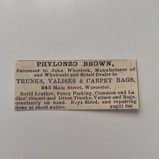 Phylonzo Brown Trunk Valises &