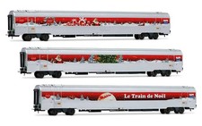 JOUEF HJ4200 : Coffret 3 voitures Coca-Cola Train de Noël 2010 SNCF NEUF EN BO
