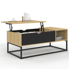 Table basse plateau relevable