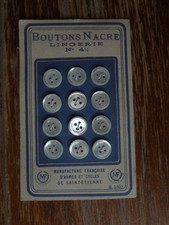 Plaque de boutons Nacre