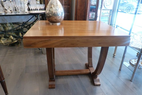 Table art deco placage - table,