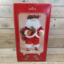 Hallmark Christmas Santa Pere Noel Plush Figure Decoration 12 " Standing. NIB