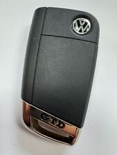 GENUINE VOLKSWAGEN 3 BUTTON REMOTE FLIP KEY FOB GOLF GTD TESTED 5G0959752BA !