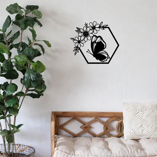 Décoration murale papillon - , en