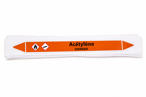 Autocollant signalisation - de,