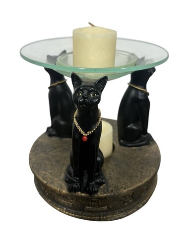 Black sphynx bastet candle - bastet,