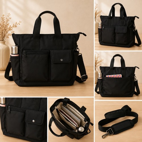 Grand sac cabas noir