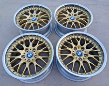 BMW E28 M5 E24 M6 E30 M3 E39 530i OEM RS740 Style 42 17x8 Wheels Rims -BBS GOLD