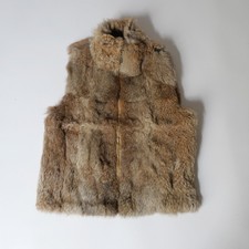 Veste gilet manteau en lapin