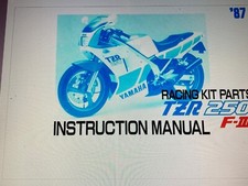 Yamaha racing kit parts TZR 250 instruction manual  Digital