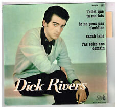 Dick RIVERS    L'effet que tu me fais      avec languette      7" 45 tours EP