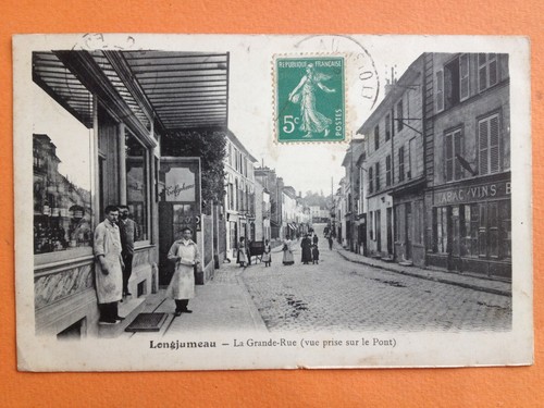 Carte postale 1900 longjumeau - carte,