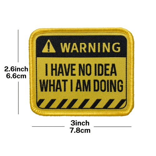 écusson patch brodé humour - Écusson,