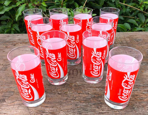 Verres tube coca cola - verres,