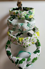 4 Serres-tête marron Vert Et