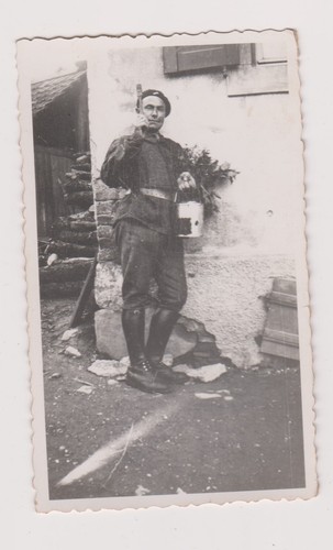 Photo soldat militaire vintage