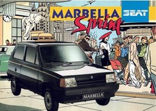 Catalogue Brochure SEAT Marbella Sprint 1987 France