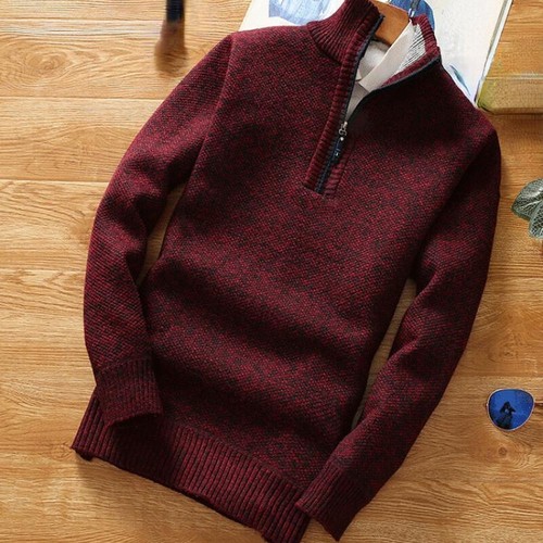 Pull homme col roulé - col, zip