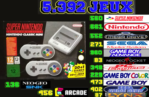 Mini super nintendo classic - super,