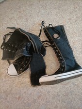 Superbe Bottes CONVERSE laceés Zippées en ToileTaille: 37 Comme Neuf !!!