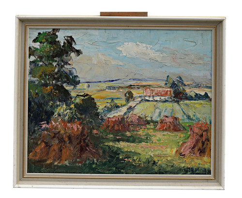 Huile sur toile - w, hill