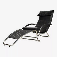 Fauteuil lounge design en cuir