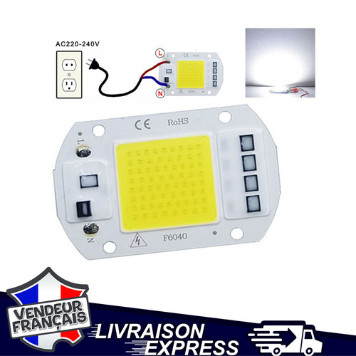 Plaque puce led cob 220v - puce,