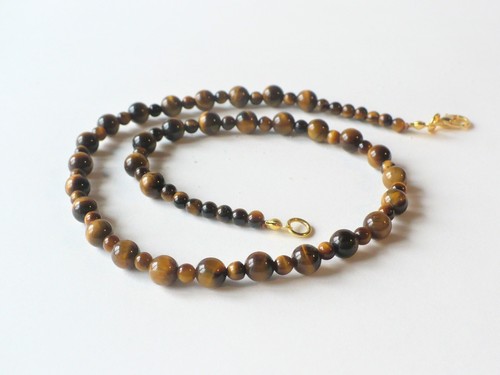 Collier oeil tigre cm - oeil,