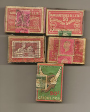 Anciennes boîtes d'allumettes