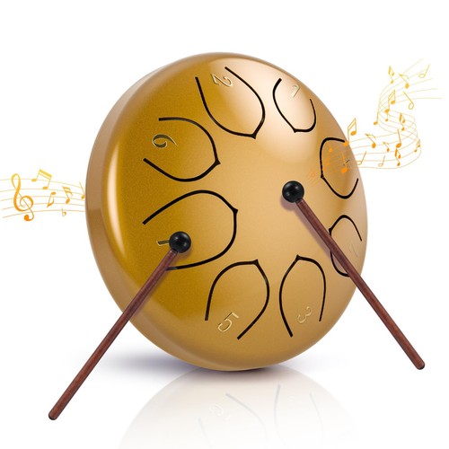Steel tongue drum - drum,, 8