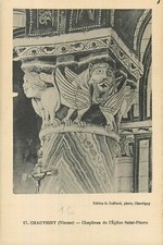 86 CHAUVIGNY CAPITAL OF THE CHURCH OF SAINT-PIERRE - 330