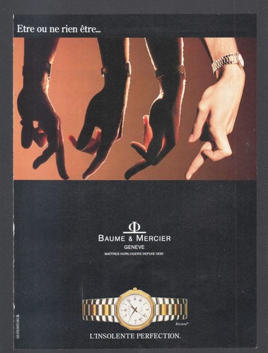 Publicité 1990 montres - 1990,