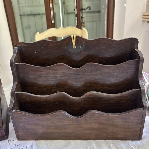 Porte courrier bois - en,