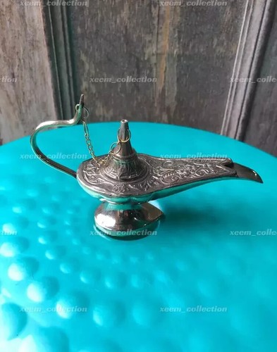 Lampe huile en laiton - lampe,