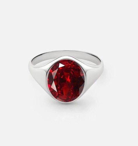 Grenat rouge hommes bague - hommes,