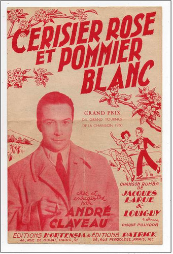 Partition musicale cerisier - partition,