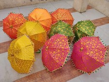 Traditional Indian Decorative Sun umbrella parasol Bohemian Wholesale 10 PC Lot