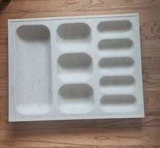 IKEA  PAX Komplement 17 1/4 x 22"  storage  9 Compartments felt beige 901.393.33