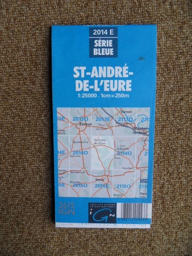 526 carte ign série bleue - ign,