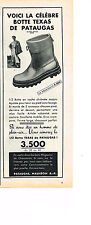 1956 ADVERTISING PATAUGAS TEXAS boots