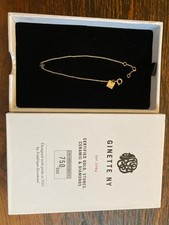 Ginette NY 18K or rose Mini Sapphire Star bracelet