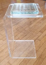 selette end sofa lucite glass vintage design ufo germany design furniture