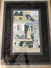 19th Century Indian Miniature on Silk