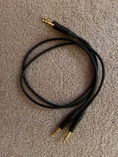 MOGAMI 2 x 3' High Quality Audio Cable w/ Gold TRS - TRS connectors