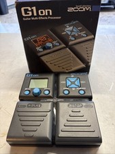 Zoom G1 on Multi-Effet guitare Fonctionne +  notice + Boîte