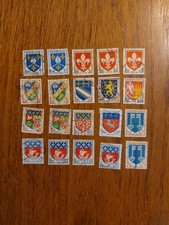 France • Stamped Coat of Arms Stamps “Blasons” • 1940-1970 • City Coat of Arms]