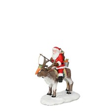 Père Noël Sur Renne -